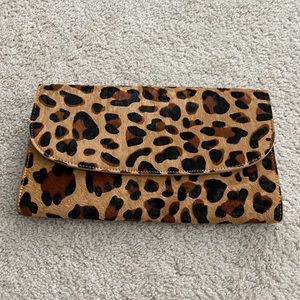 Leopard Print Clutch